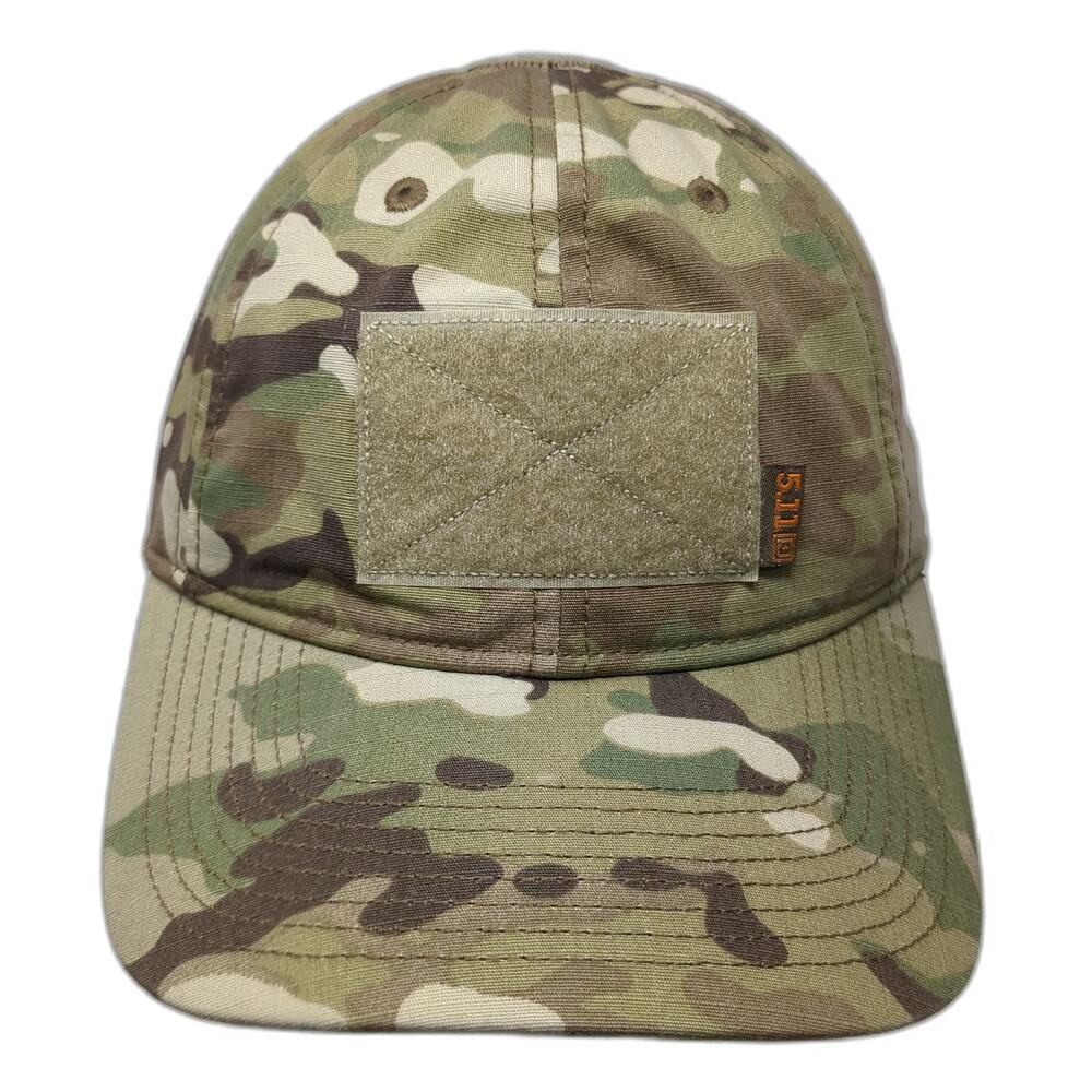 5.11 Tactical Baseball Cap Green One Size Multicam Front Loop Strapback hat